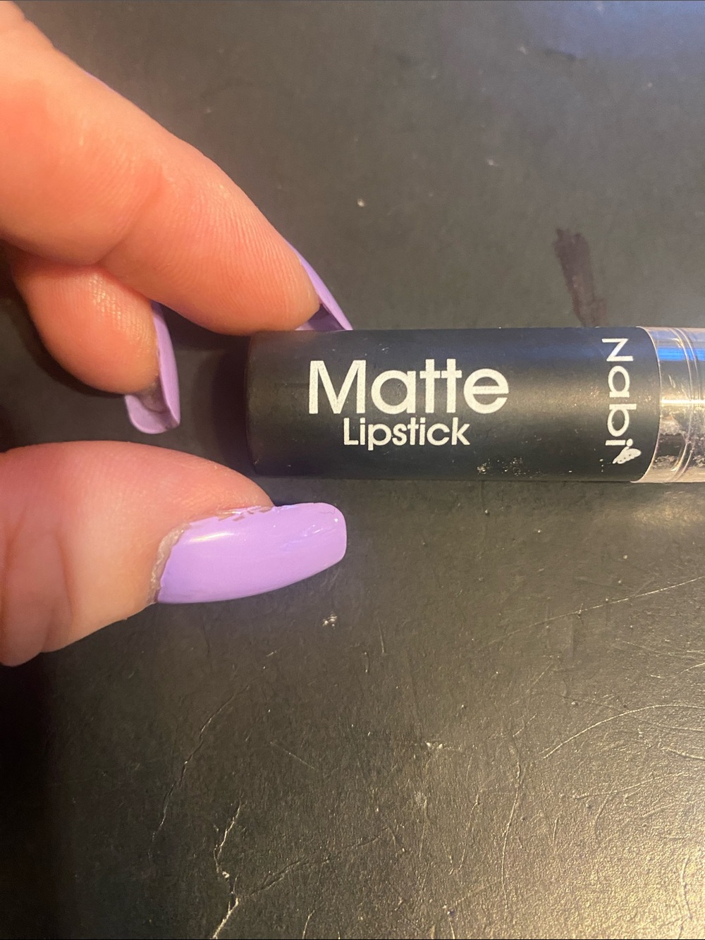 Nabi Matte Lipstick — Soft Lavender Purple